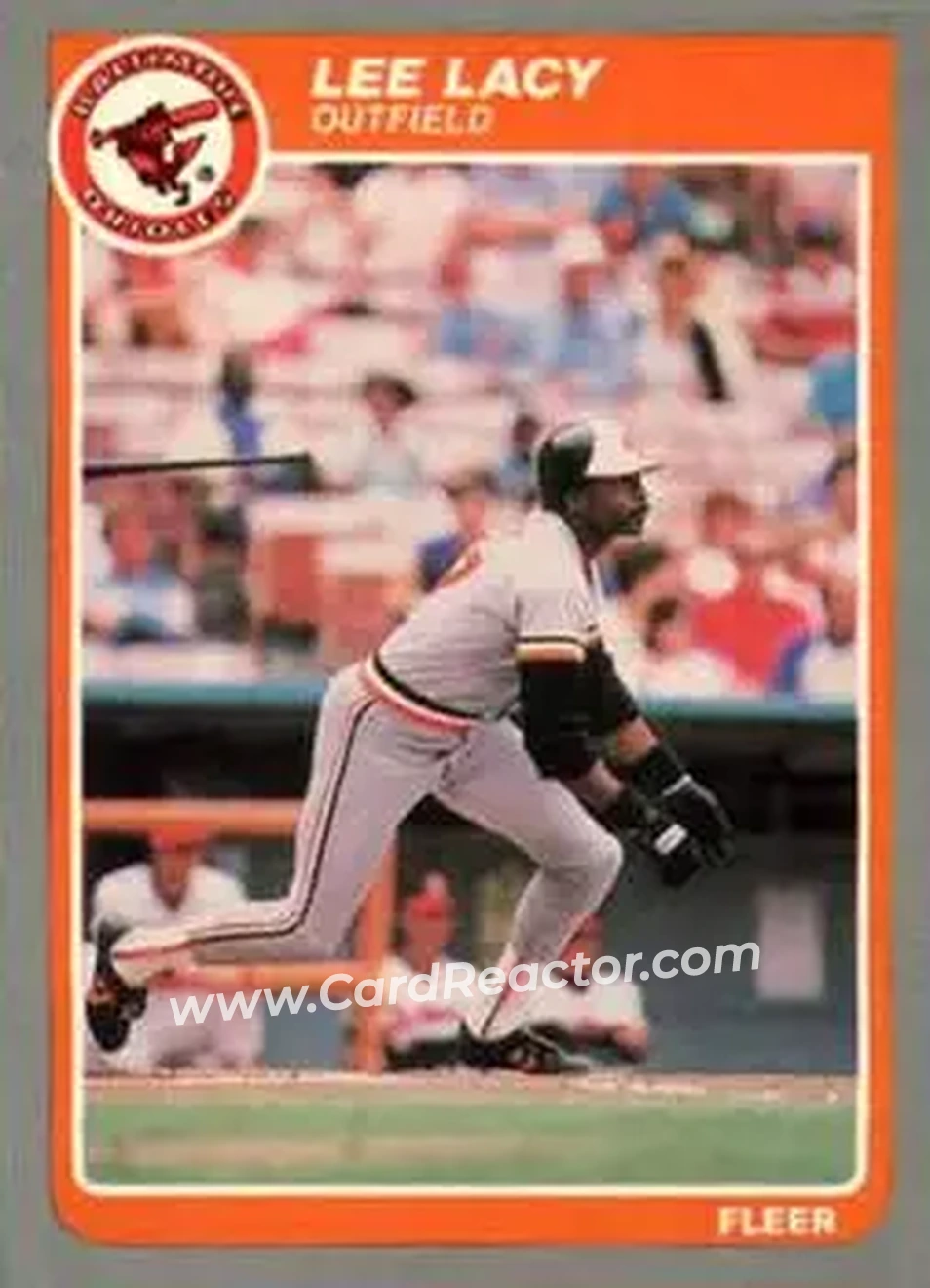 1985 Fleer Update #U-67 - Lee Lacy - Baltimore Orioles - Front