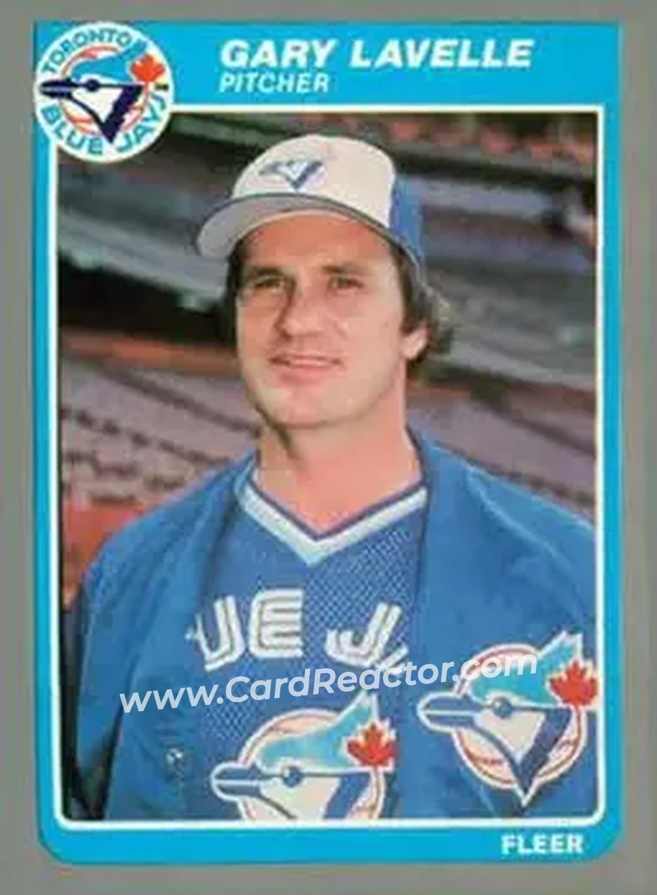 1985 Fleer Update #U-69 - Gary Lavelle - Toronto Blue Jays - Front