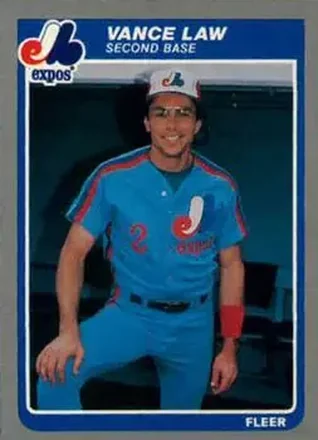 1985 Fleer Update #U-70 - Vance Law - Montreal Expos 1985 Fleer Update #U-70 - Vance Law - Montreal Expos