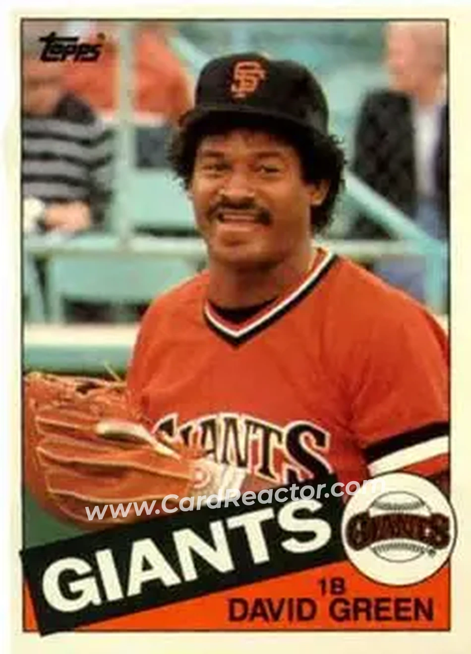 1985 Topps Traded #41T - David Green - San Francisco Giants - Front