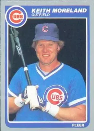 1985 Fleer #62 Keith Moreland