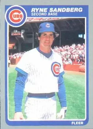 1985 Fleer #65 Ryne Sandberg