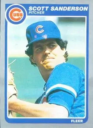 1985 Fleer #66 Scott Sanderson
