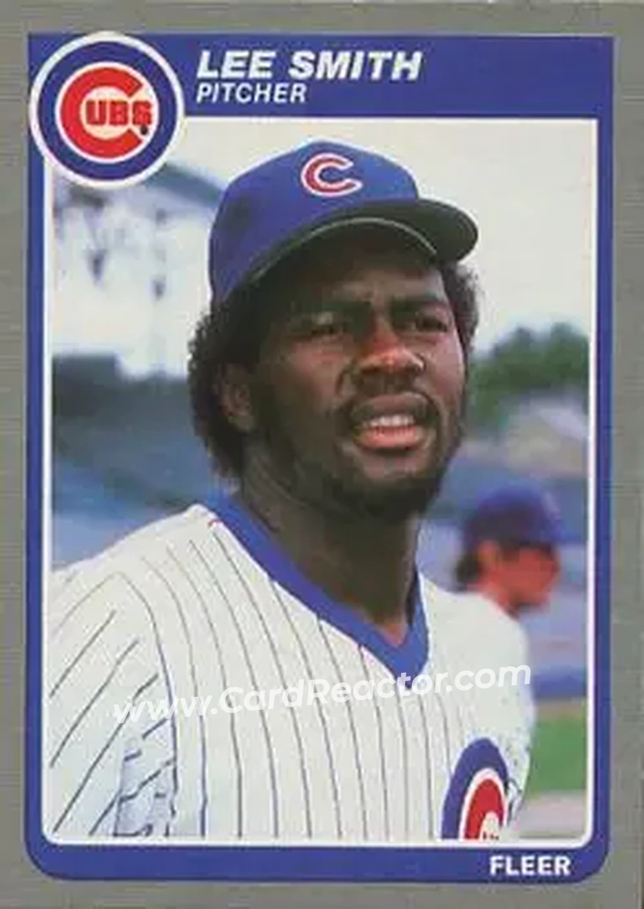 1985 Fleer #67 - Lee Smith - Chicago Cubs - Front 1985 Fleer #67 - Lee Smith - Chicago Cubs - Front