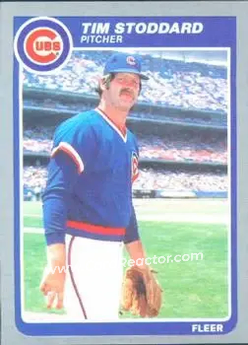 1985 Fleer #68 - Tim Stoddard - Chicago Cubs - Front