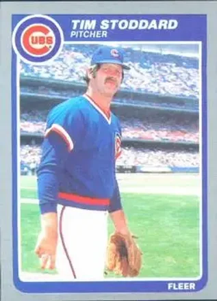 1985 Fleer #68 - Tim Stoddard - Chicago Cubs