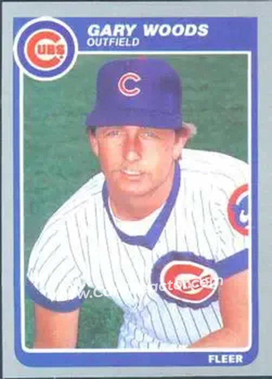 1985 Fleer #71 - Gary Woods - Chicago Cubs - Front