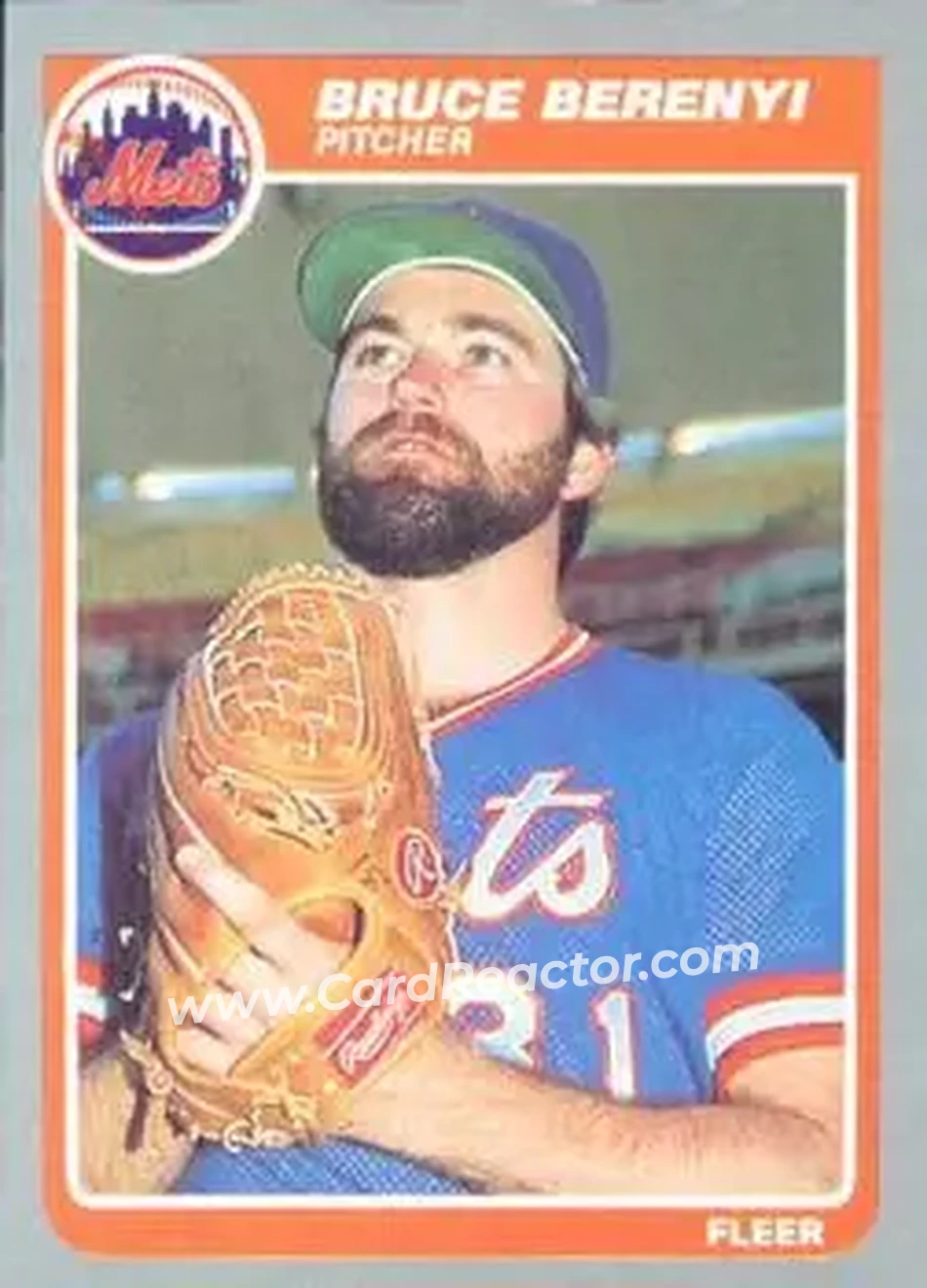 1985 Fleer #73 - Bruce Berenyi - New York Mets - Front