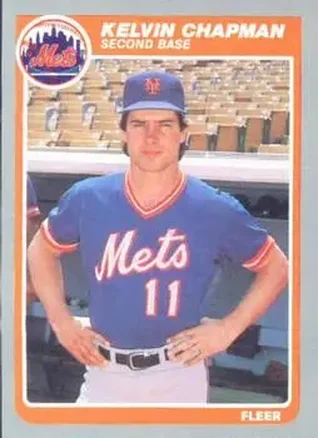 1985 Fleer #75 Kelvin Chapman