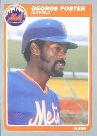 1985 Fleer #79 - George Foster - New York Mets