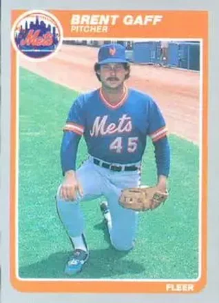 1985 Fleer #80 Brent Gaff