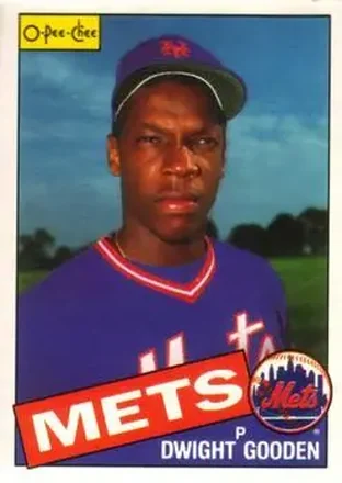 1985 O-Pee-Chee #41 - Dwight Gooden - New York Mets