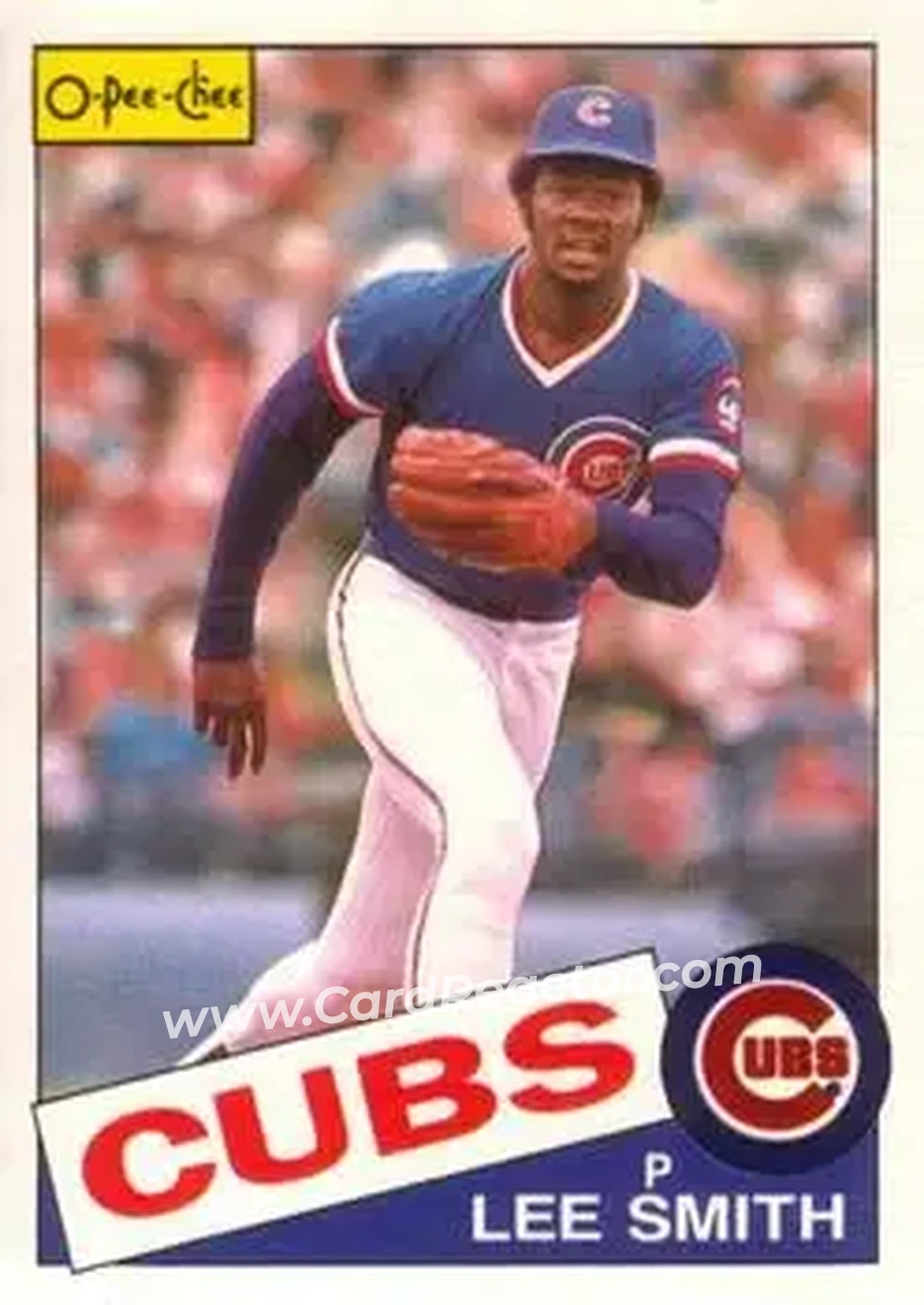 1985 O-Pee-Chee #43 - Lee Smith - Chicago Cubs - Front