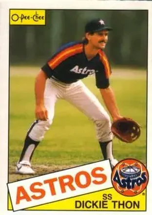 1985 O-Pee-Chee #44 - Dickie Thon - Houston Astros