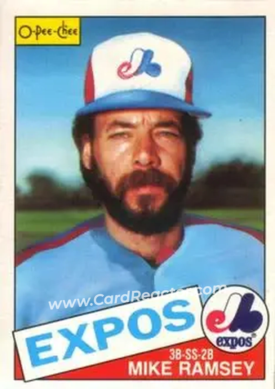 1985 O-Pee-Chee #62 - Mike Ramsey - Montreal Expos - Front 1985 O-Pee-Chee #62 - Mike Ramsey - Montreal Expos - Front