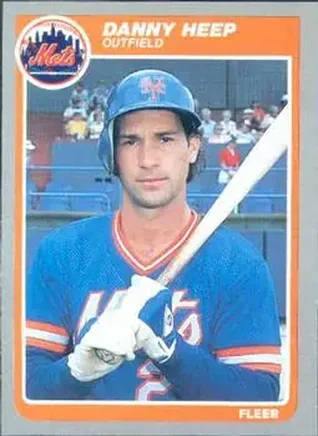 1985 Fleer #84 Danny Heep