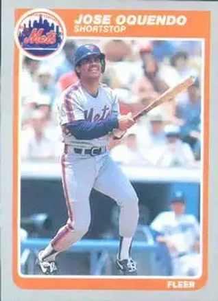 1985 Fleer #88 Jose Oquendo