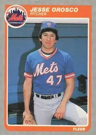 1985 Fleer #89 - Jesse Orosco - New York Mets