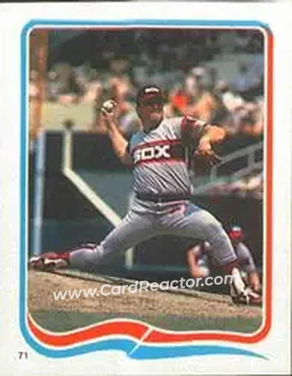 1985 Fleer Star Stickers #71 - Tom Seaver - Chicago White Sox - Front