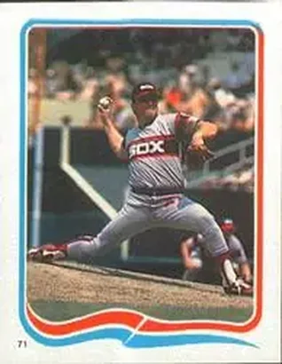 1985 Fleer Star Stickers #71 - Tom Seaver - Chicago White Sox