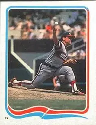 1985 Fleer Star Stickers #72 - Tom Seaver - Chicago White Sox