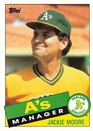 1985 Topps #38 Jackie Moore