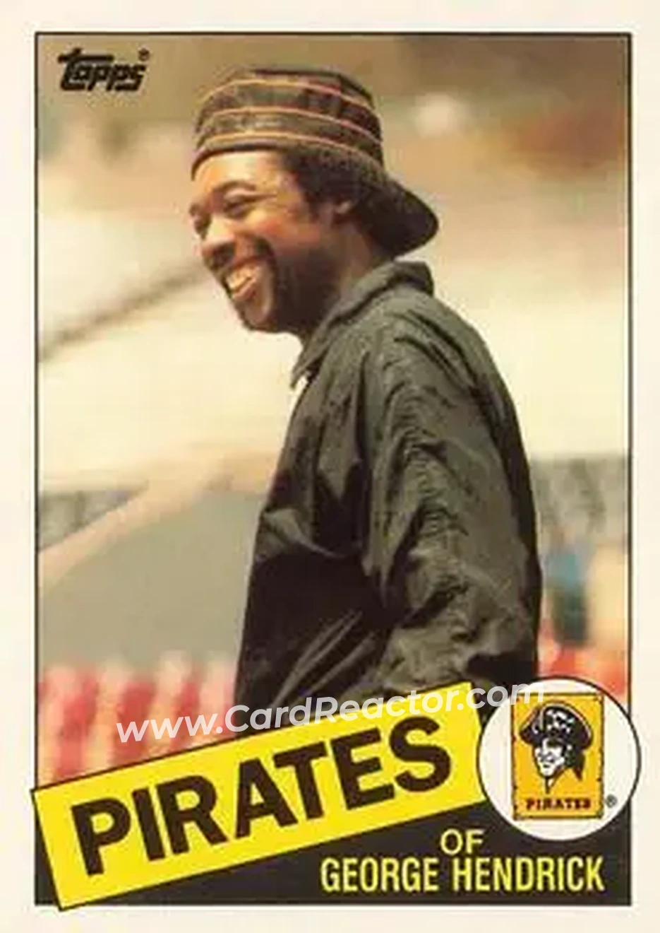 1985 Topps Traded #51T - George Hendrick - Pittsburgh Pirates - Front