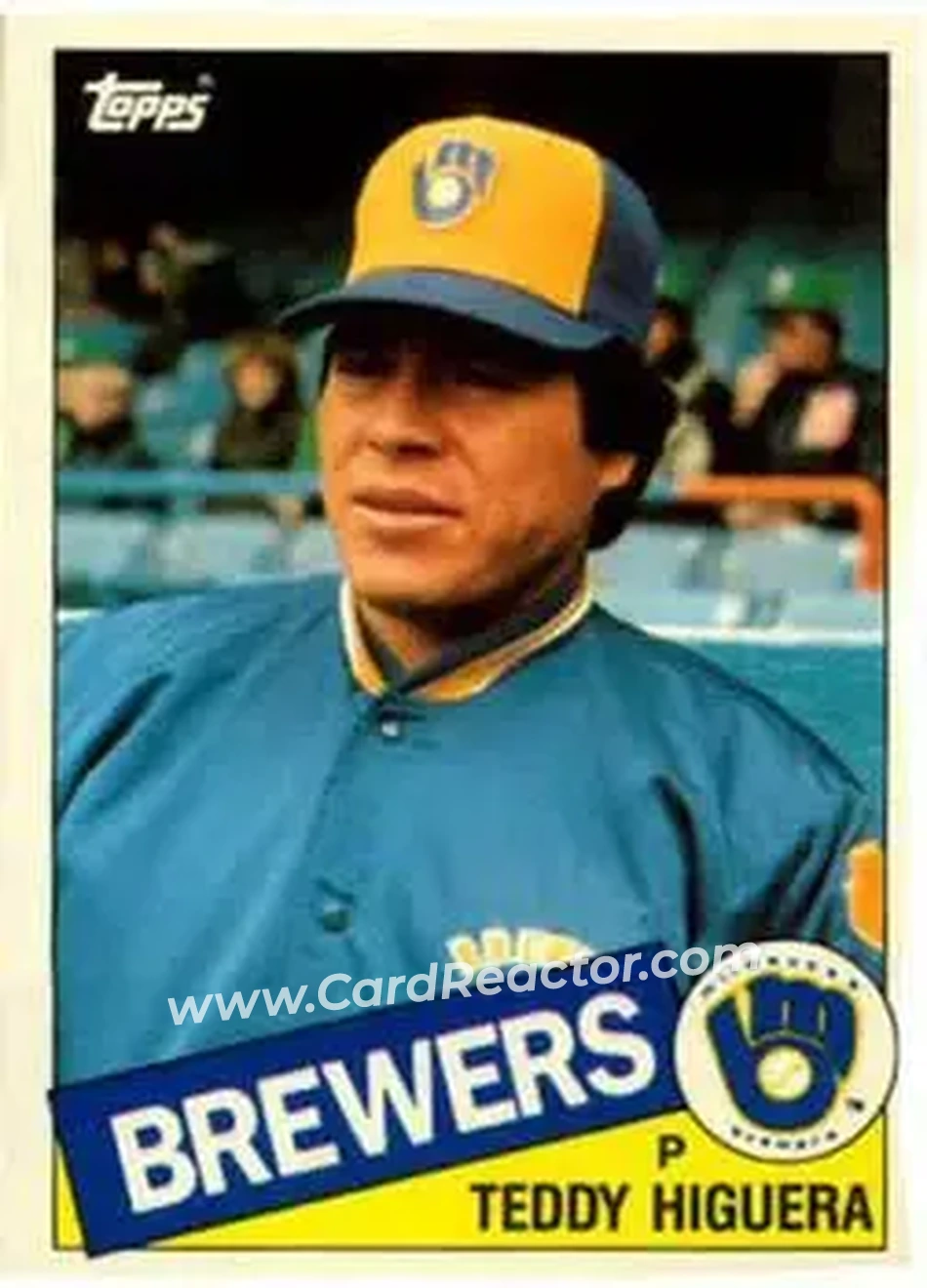 1985 Topps Traded #53T - Teddy Higuera - Milwaukee Brewers - Front