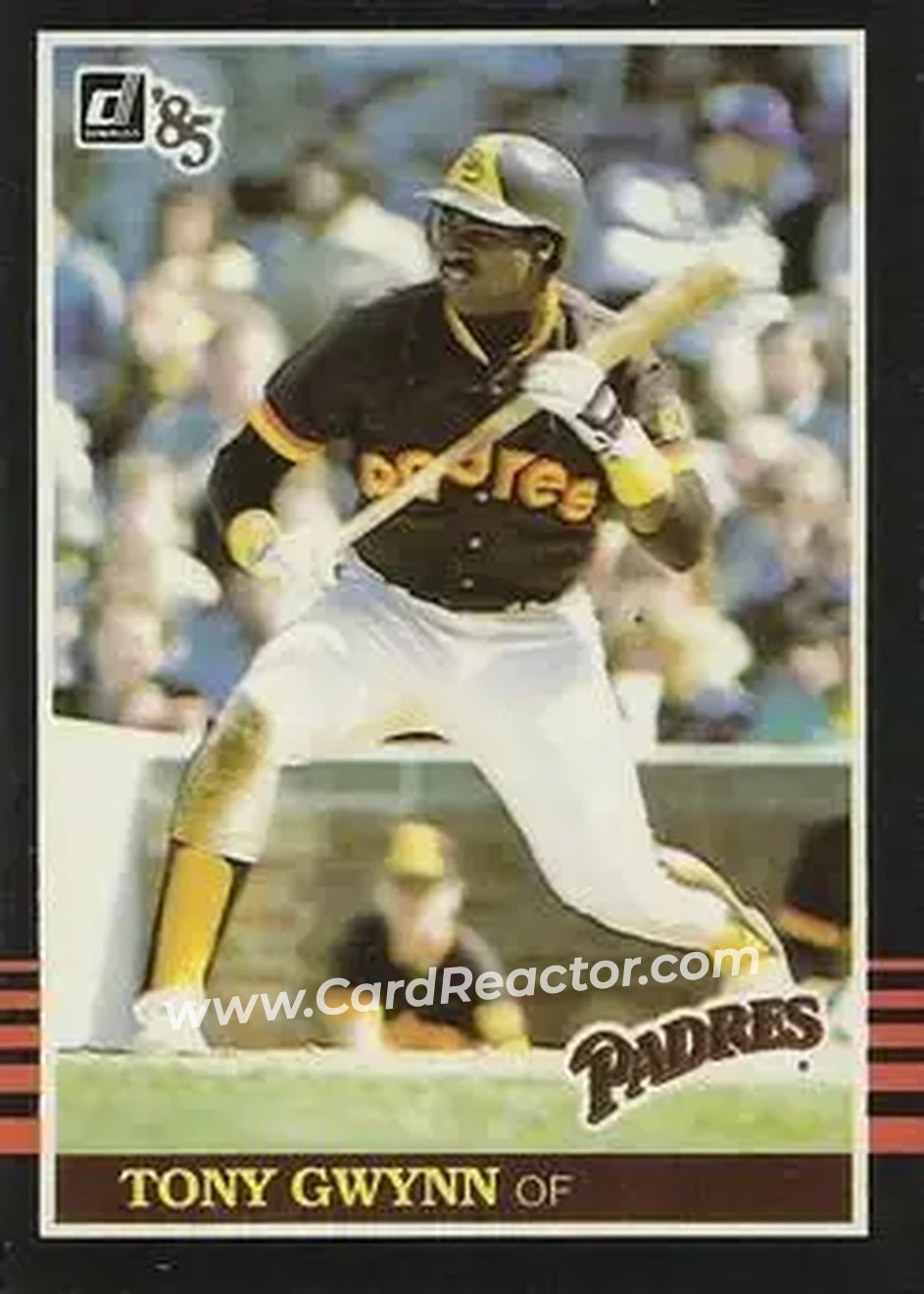 1985 Donruss #63 - Tony Gwynn - San Diego Padres - Front