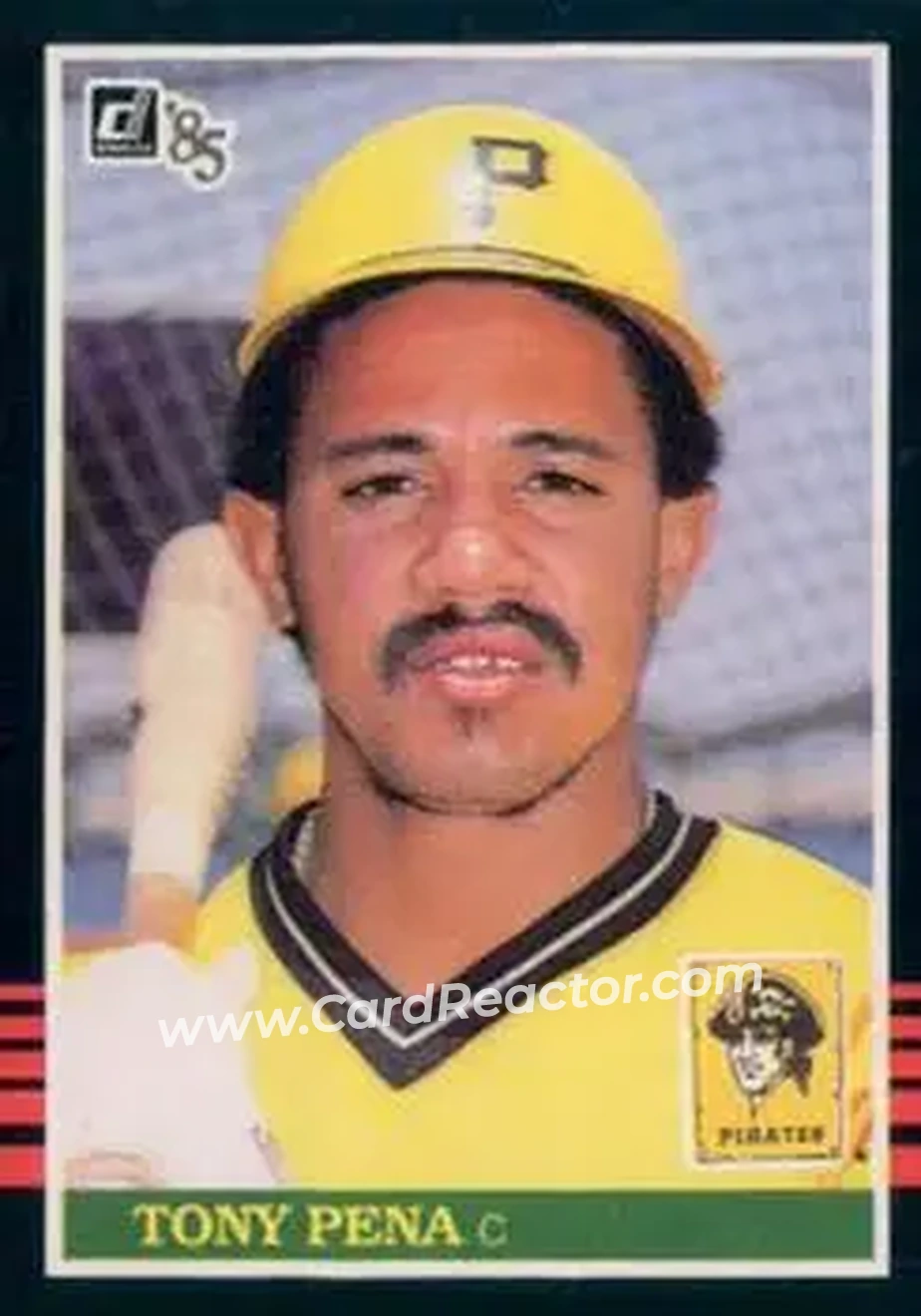 1985 Donruss #64 - Tony Pena - Pittsburgh Pirates - Front