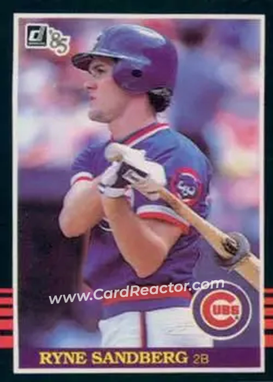 1985 Donruss #67 - Ryne Sandberg - Chicago Cubs - Front