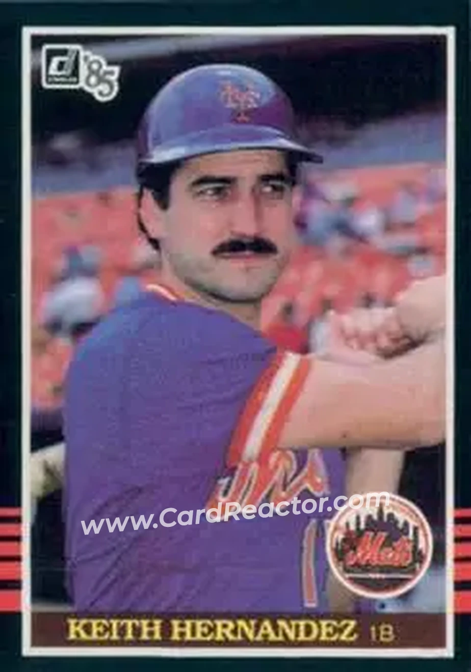 1985 Donruss #68 - Keith Hernandez - New York Mets - Front