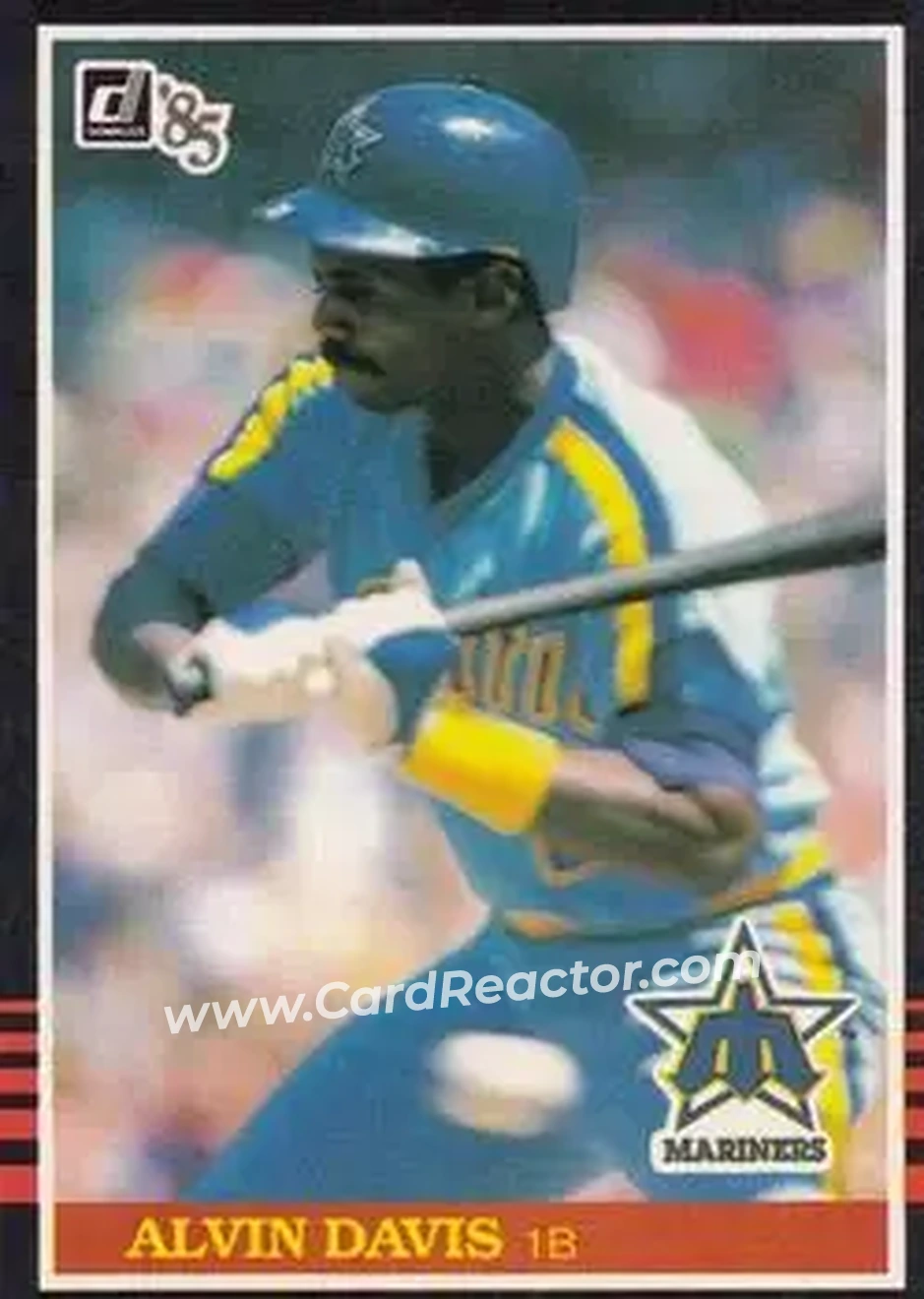 1985 Donruss #69 - Alvin Davis - Seattle Mariners - Front