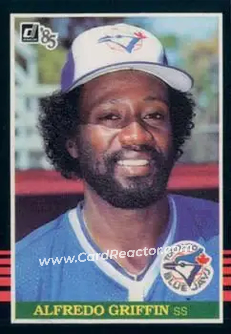1985 Donruss #73 - Alfredo Griffin - Toronto Blue Jays - Front