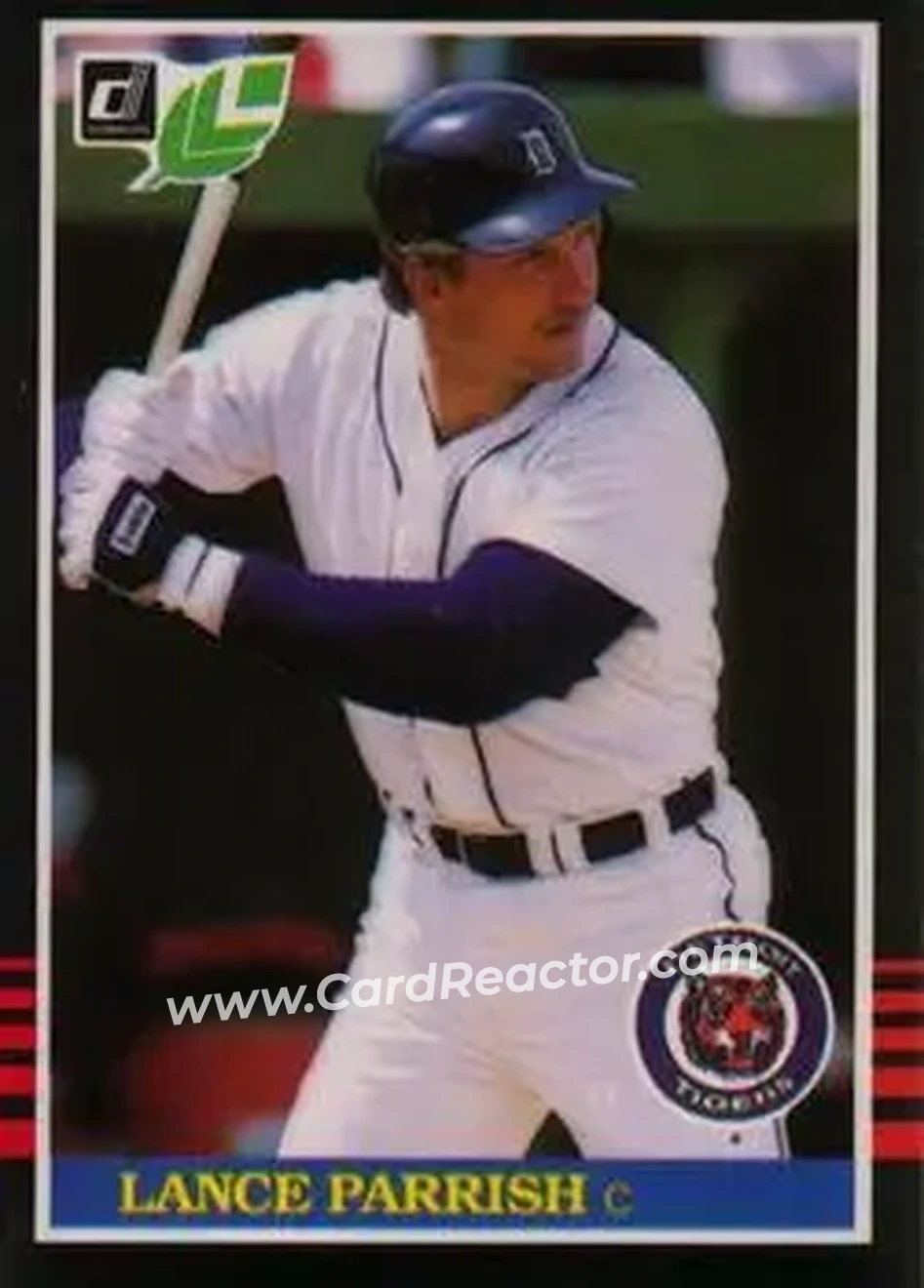 1985 Leaf #41 - Lance Parrish - Detroit Tigers - Front 1985 Leaf #41 - Lance Parrish - Detroit Tigers - Front