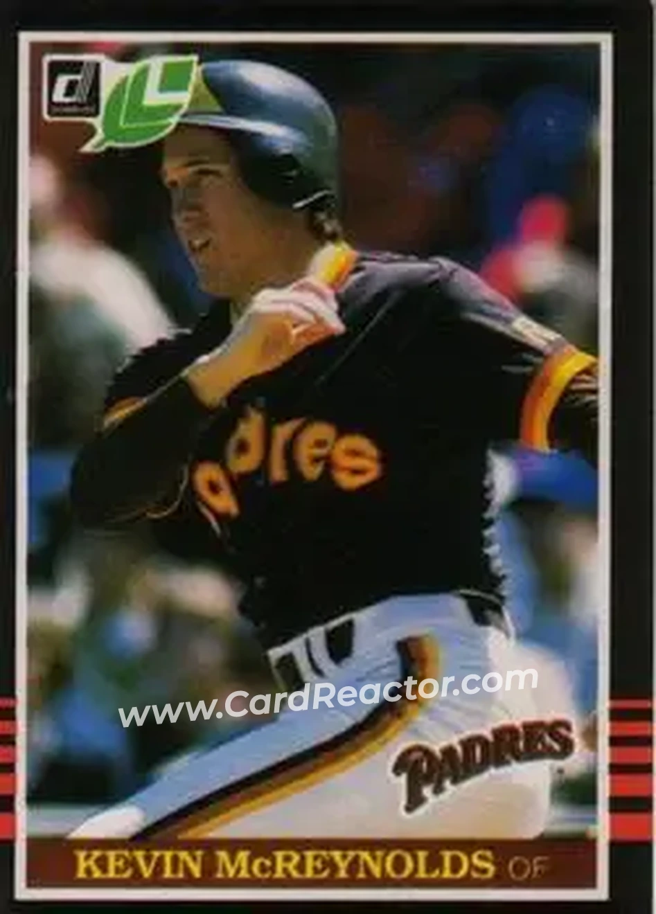 1985 Leaf #43 - Kevin McReynolds - San Diego Padres - Front