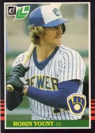 1985 Leaf #44 Robin Yount