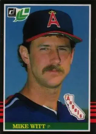 1985 Leaf #46 - Mike Witt - California Angels