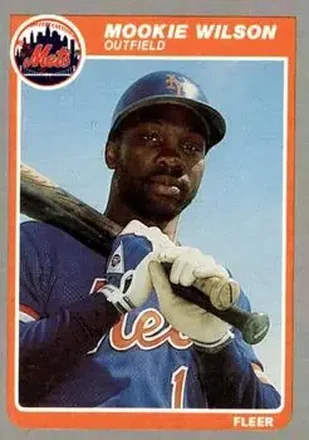 1985 Fleer #95 - Mookie Wilson - New York Mets