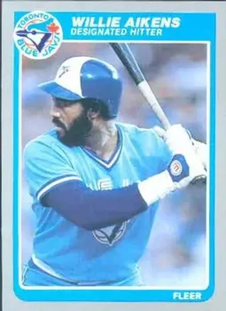 1985 Fleer #97 Willie Aikens