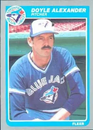 1985 Fleer #98 - Doyle Alexander - Toronto Blue Jays