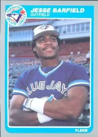 1985 Fleer #99 - Jesse Barfield - Toronto Blue Jays