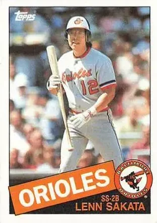 1985 Topps #81 Lenn Sakata