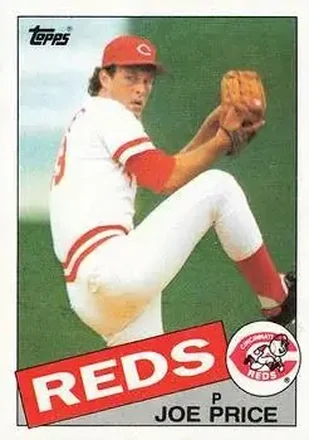 1985 Topps #82 - Joe Price - Cincinnati Reds