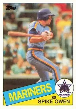 1985 Topps #84 Spike Owen