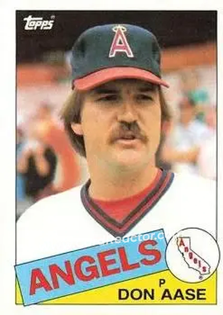1985 Topps #86 - Don Aase - California Angels - Front