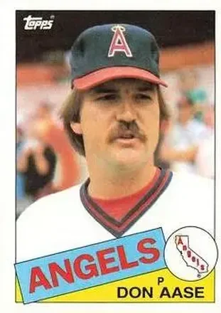 1985 Topps #86 - Don Aase - California Angels