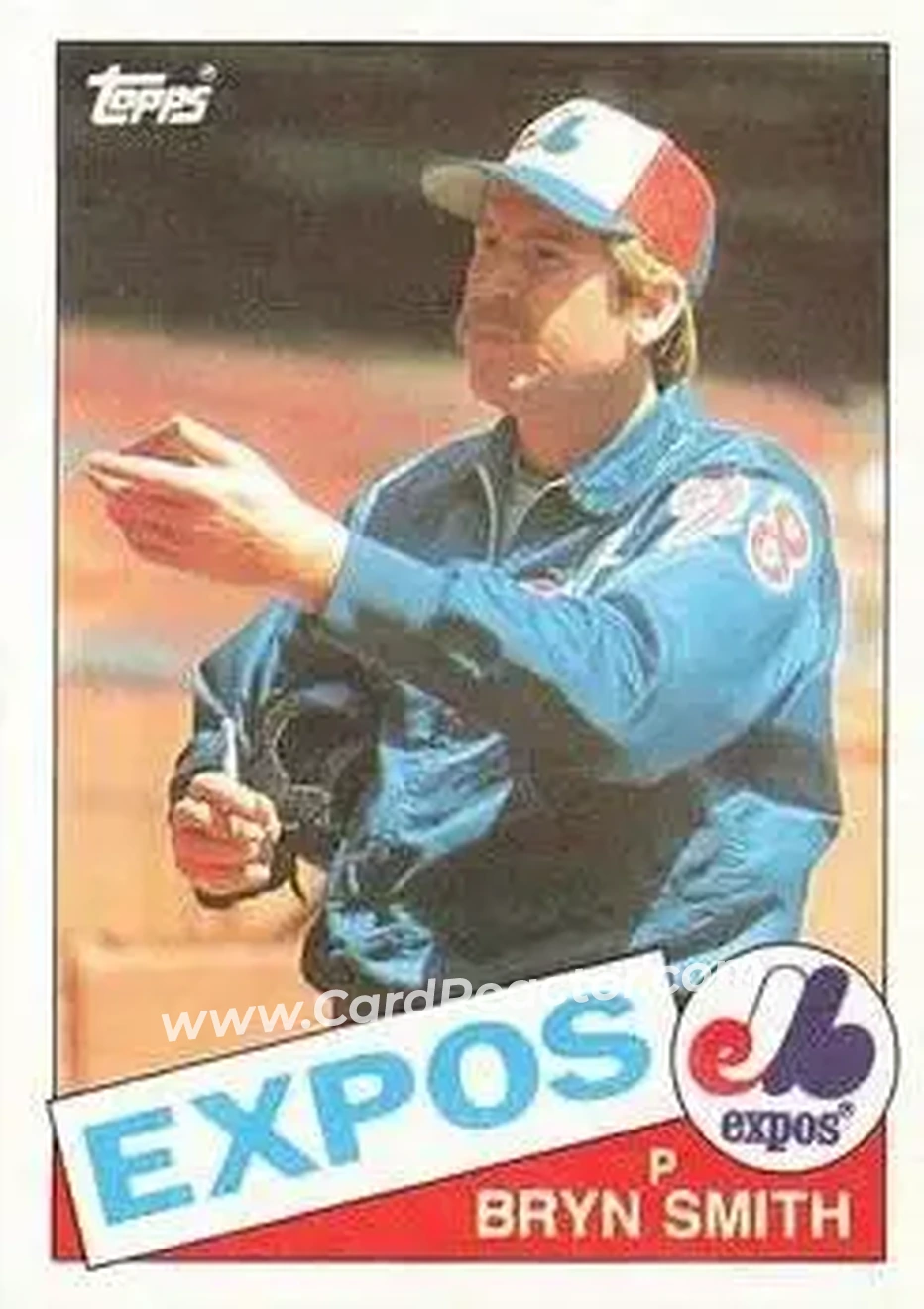 1985 Topps #88 - Bryn Smith - Montreal Expos - Front