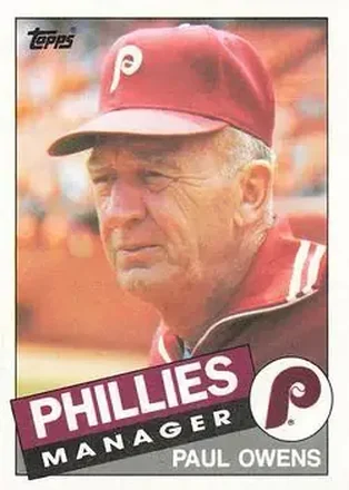 1985 Topps #92 Paul Owens