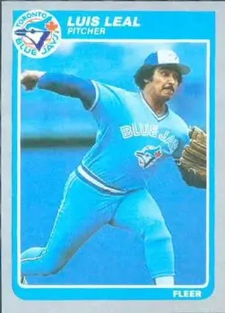 1985 Fleer #113 - Luis Leal - Toronto Blue Jays